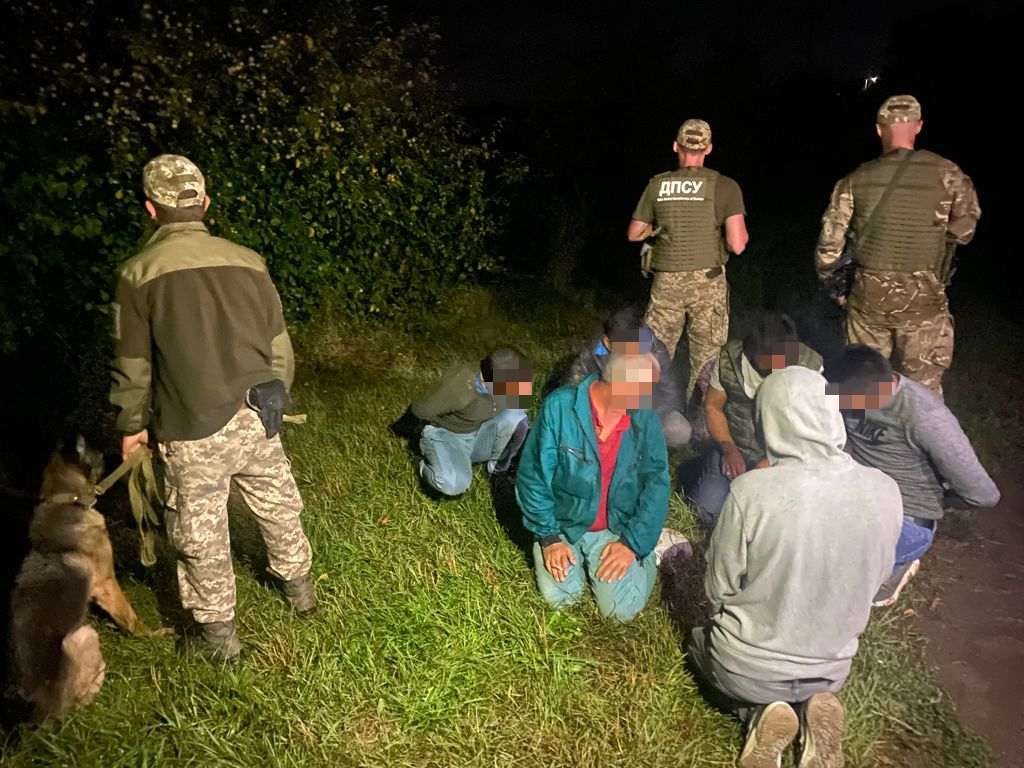 На Закарпатті з використанням безпілотника та з розшуковим собакою затримали 6 нелегалів-турків, що ховалися у соняхах (ФОТО, ВІДЕО)