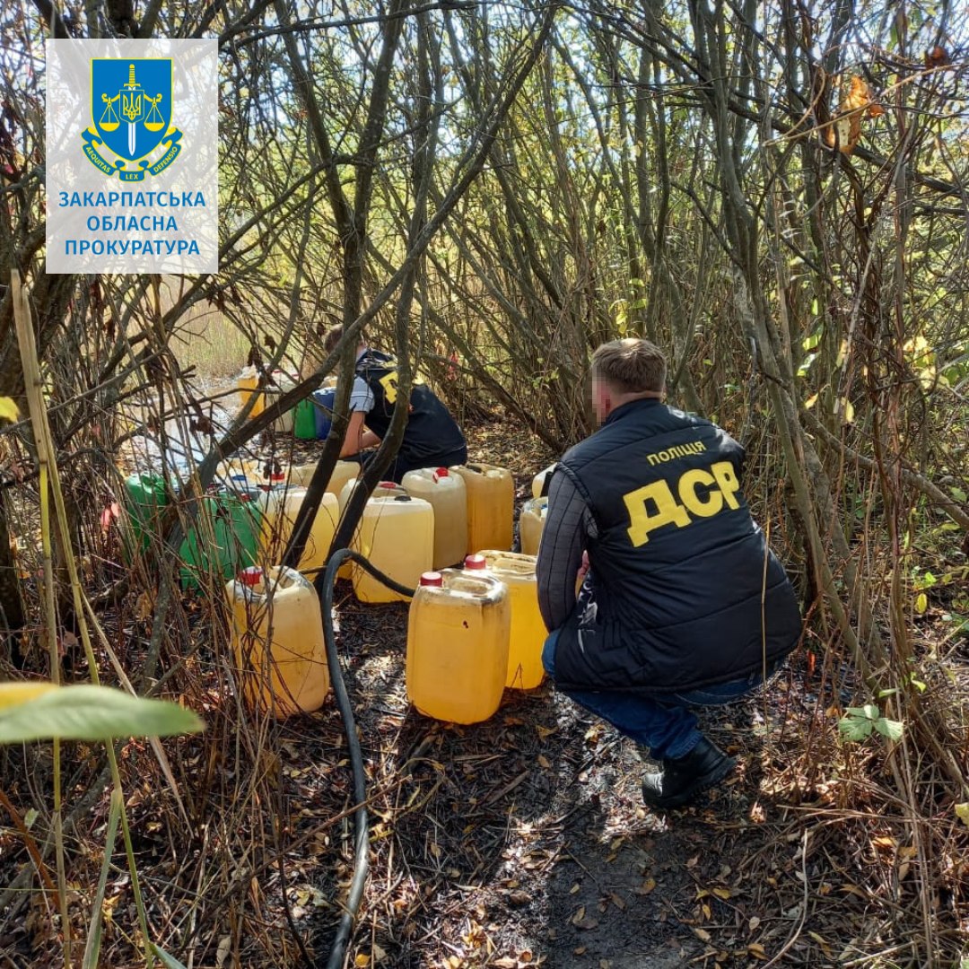 На Закарпатті чотирьох осіб підозрюють в організації схеми систематичного розкрадання пального (ФОТО)