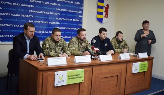 На Закарпатті відбувся вечірній брифінг стосовно поточної ситуації 