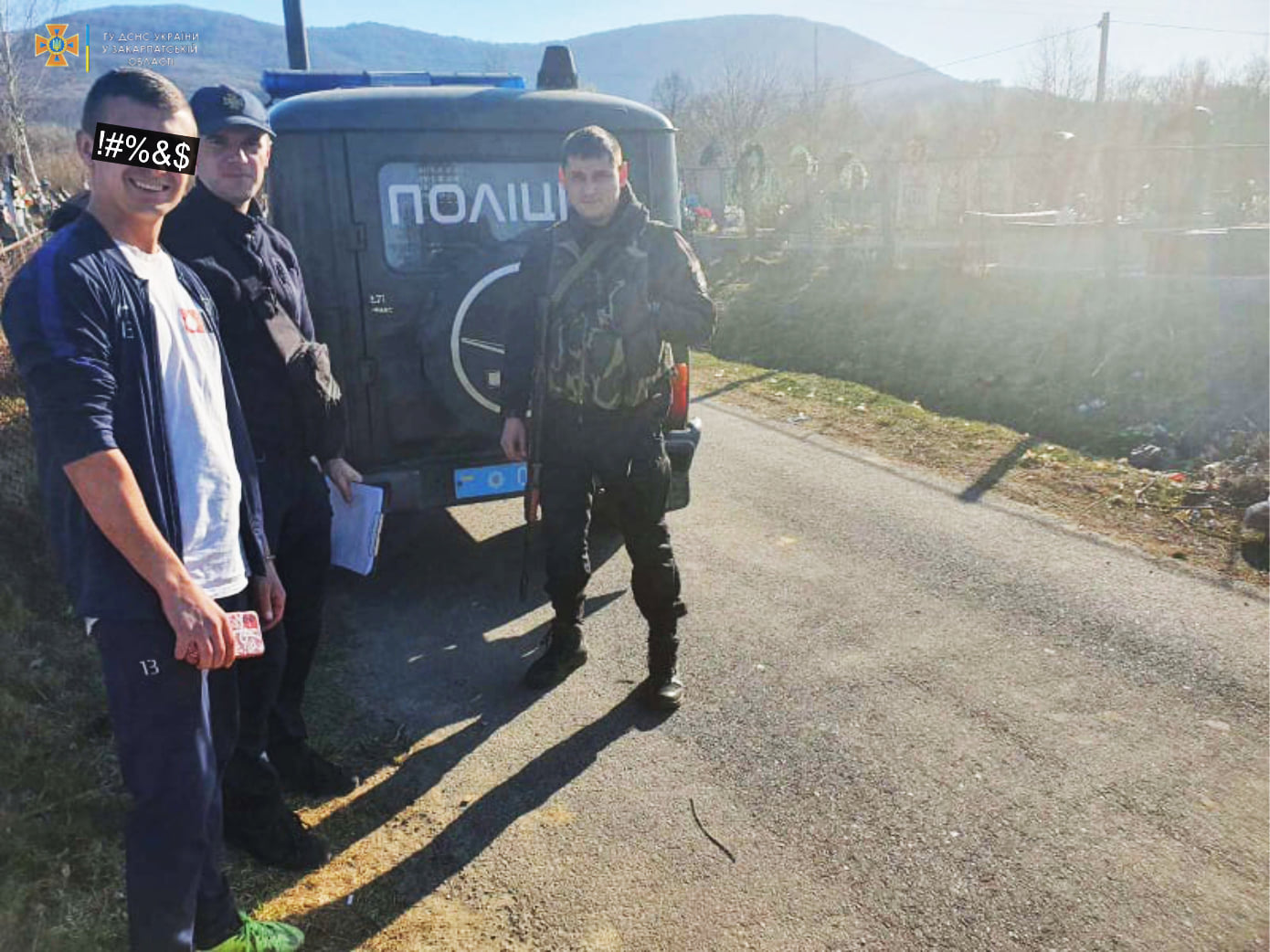 Закарпатець, ледь не підпаливши цвинтар, сам зателефонував рятувальникам та сплатив штраф (ФОТО)