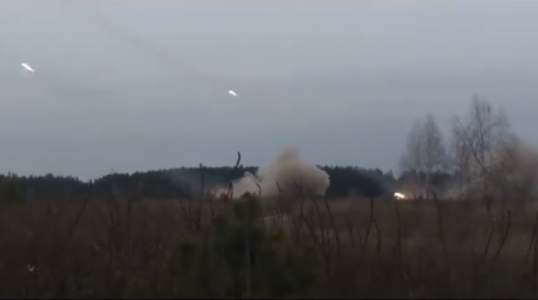 Реактивна артилерія 128-ї закарпатської бригади знищила російську понтонну переправу (ВІДЕО)
