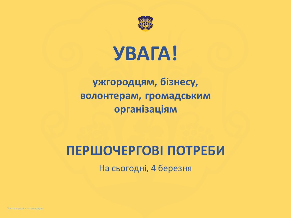 В Ужгородській міськраді розповіли про потреби для переселенців, які приїхали в Ужгород