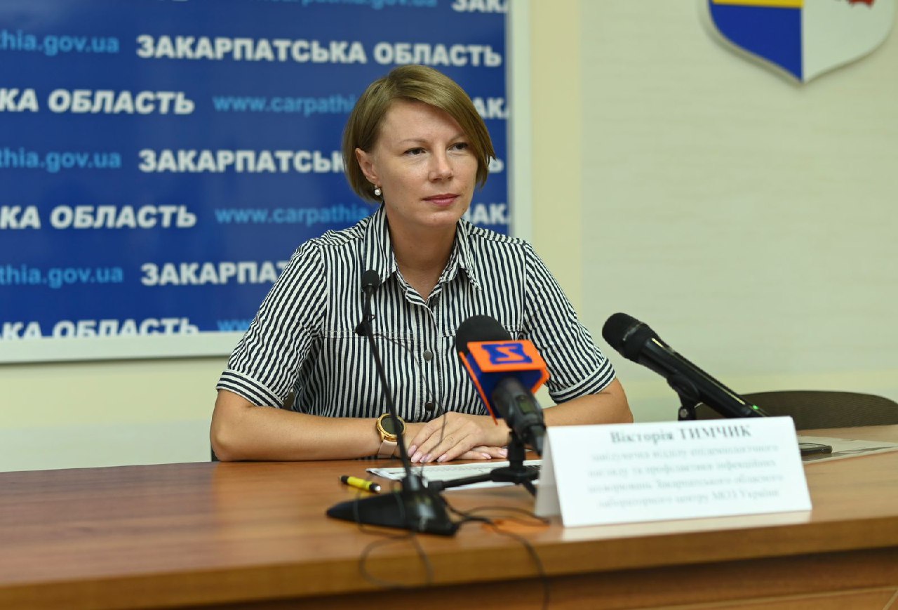 Упродовж останнього місяця кількість тижневих випадків захворювання на COVID-19 на Закарпатті зросла в 6 разів