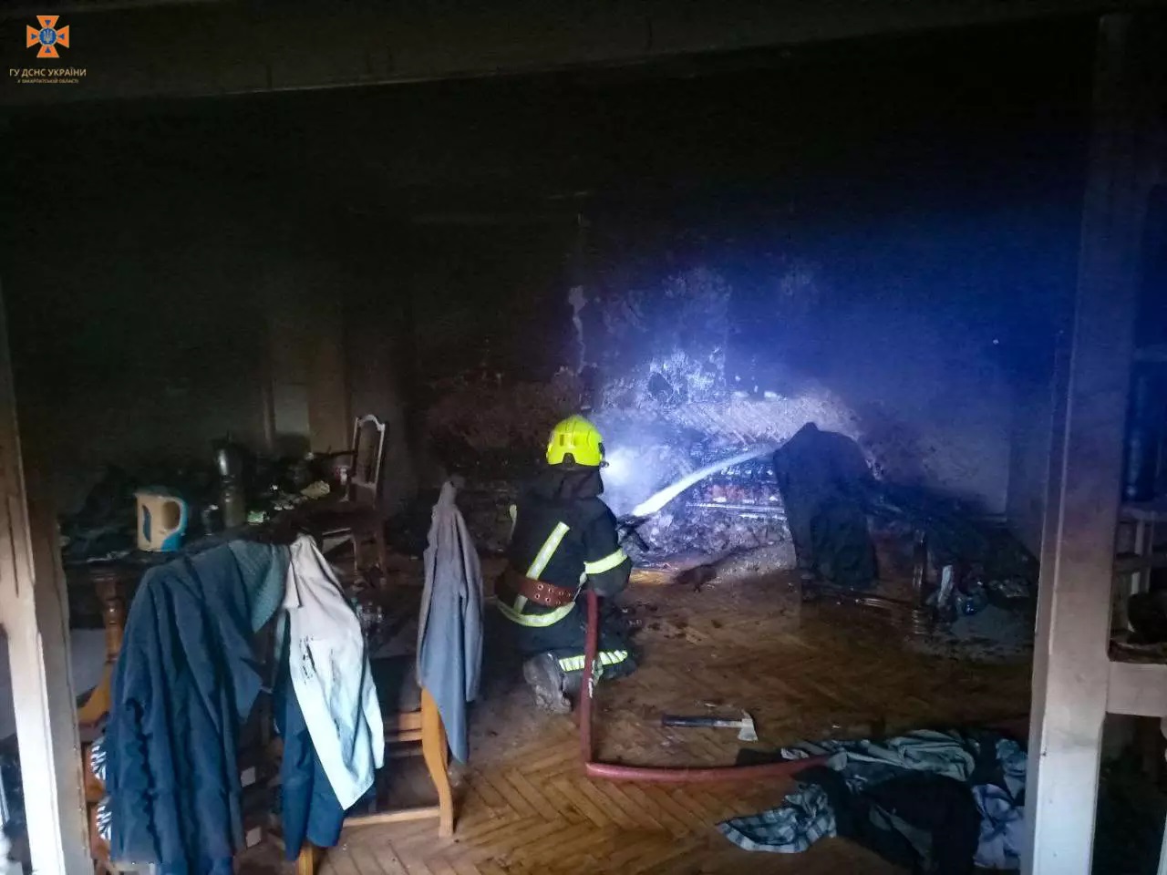 У Калинах на Тячівщині на пожежі загинув чоловік (ФОТО)
