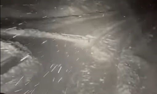 Вночі на Синевирському превалі