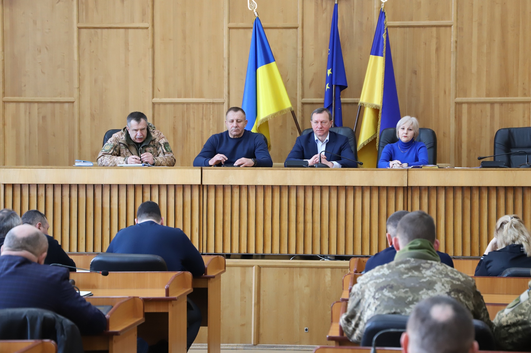 В Ужгороді на нараді говорили про призов на військову службу та загальну мобілізацію (ФОТО)