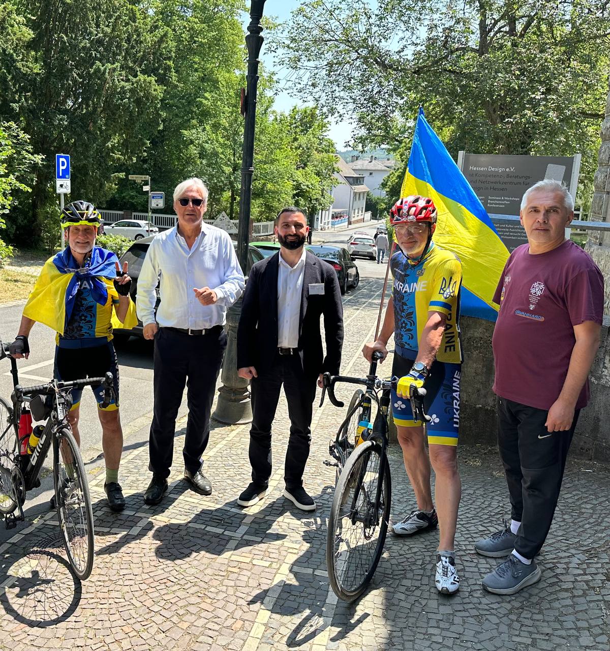У Дармштадті фінішував всеукраїнський пробіг, що 24 травня стартував в Ужгороді (ФОТО)