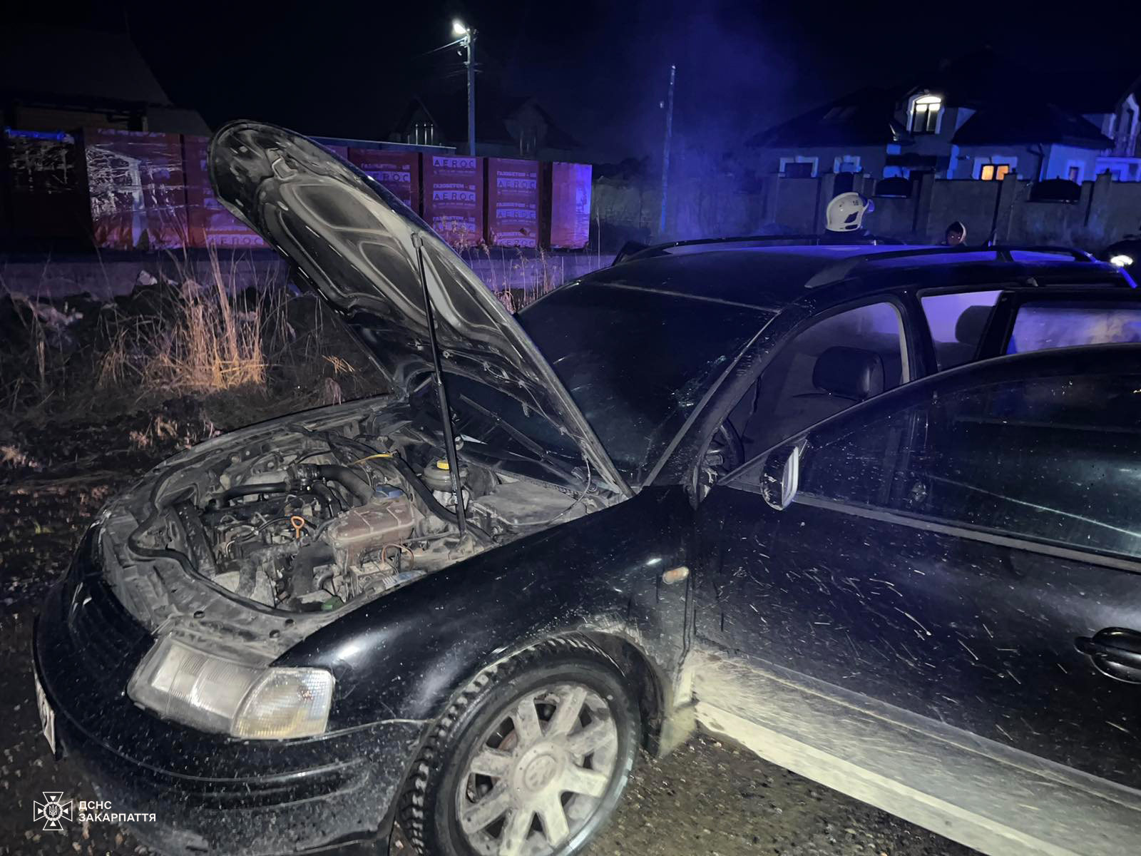 У Виноградові під час руху загорівся VW Passat (ФОТО)