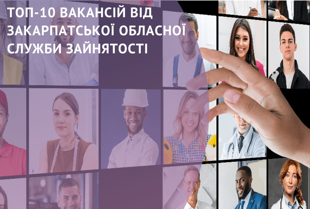 ТОП 10 вакансій: на Закарпатті є 46 вакансій водіїв і 53 – швачок