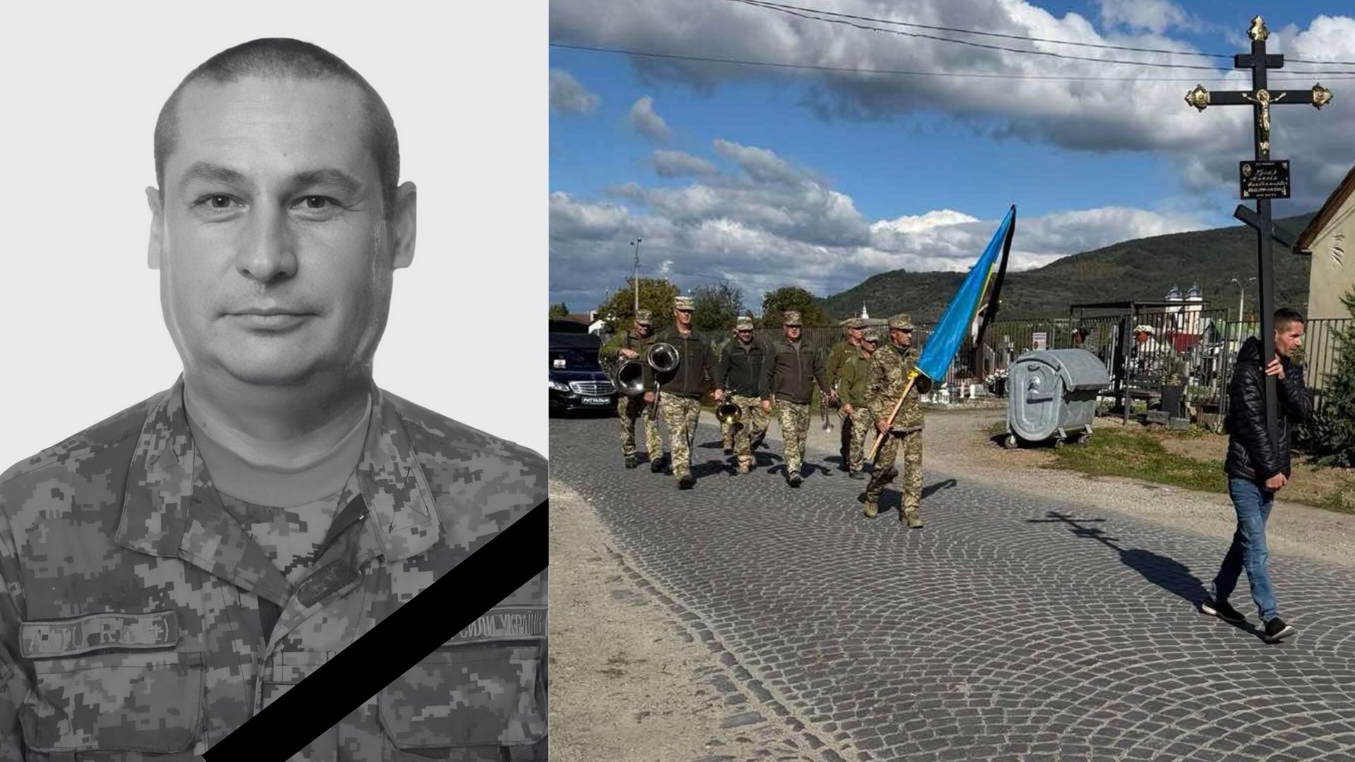 У Виноградові попрощалися з полеглим на війні з рф Героєм — Миколою Гусаром (ФОТО)