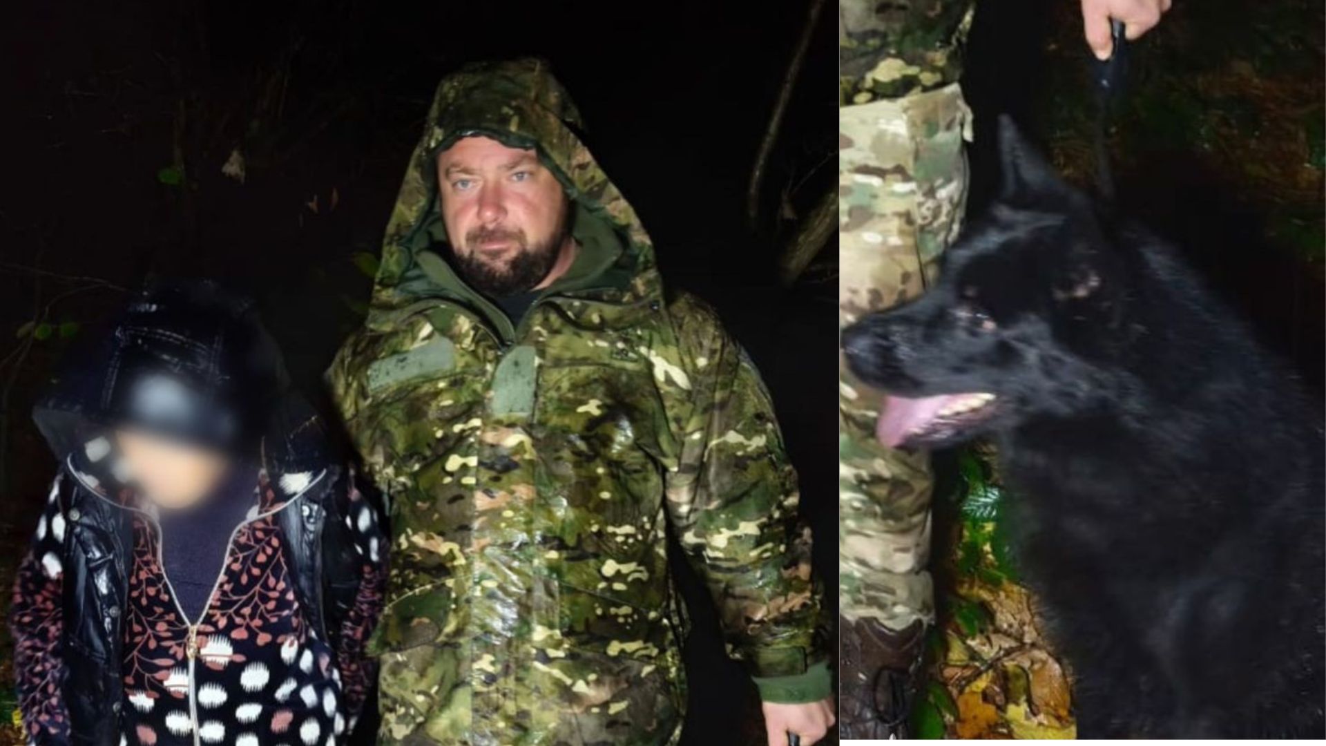 На Закарпатті собака-поліцейський знайшов у лісі зниклу 89-річну грибарку (ФОТО)