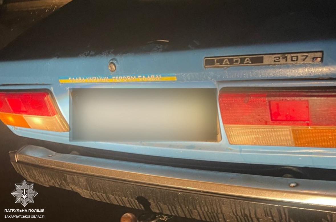 В Ужгороді патрульні зупинили водія, який повторно керував авто у стані сп’яніння (ФОТО)