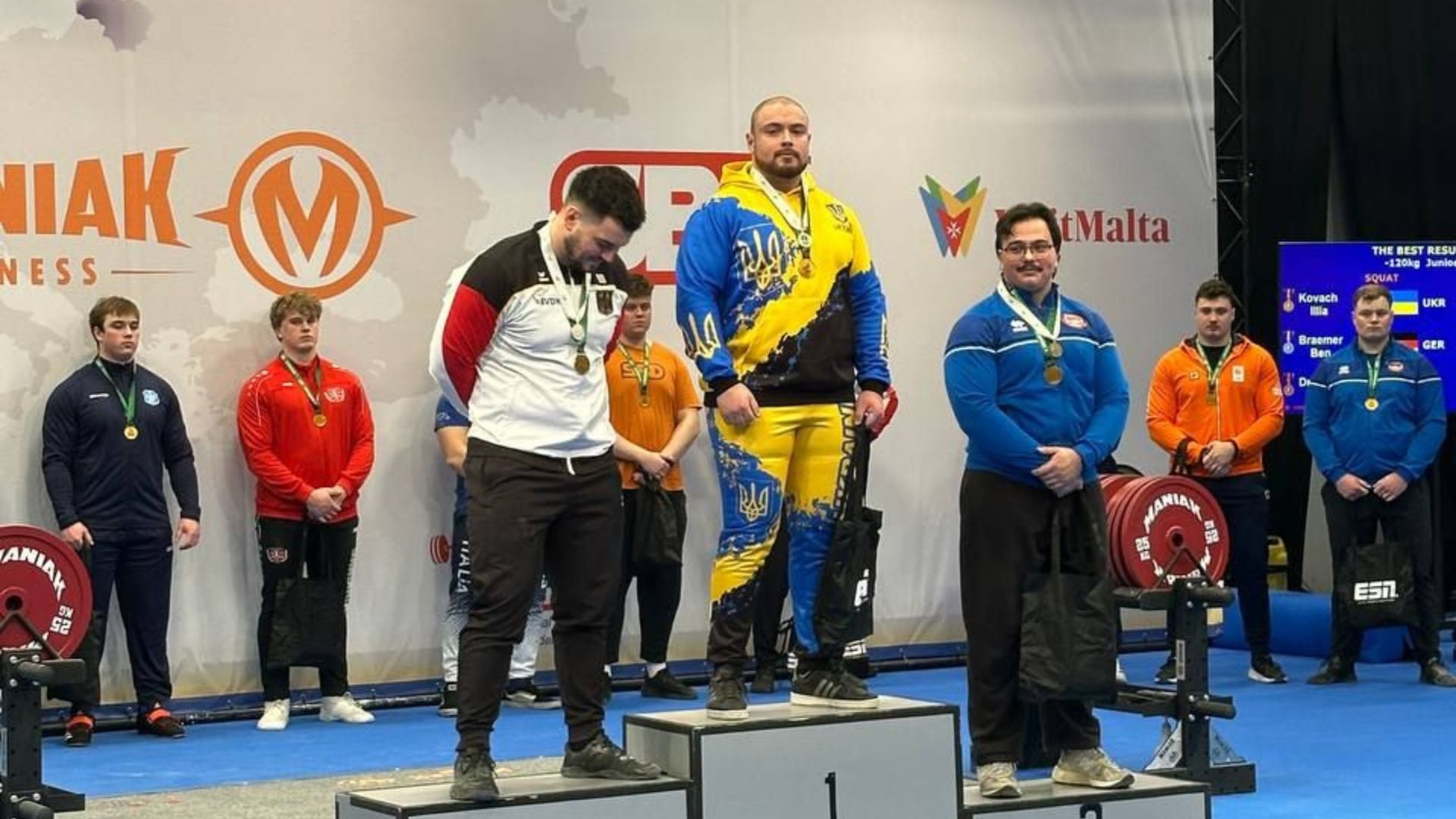 Мукачівець Ілля Ковач став чемпіоном Європи з пауерліфтингу у присіданні