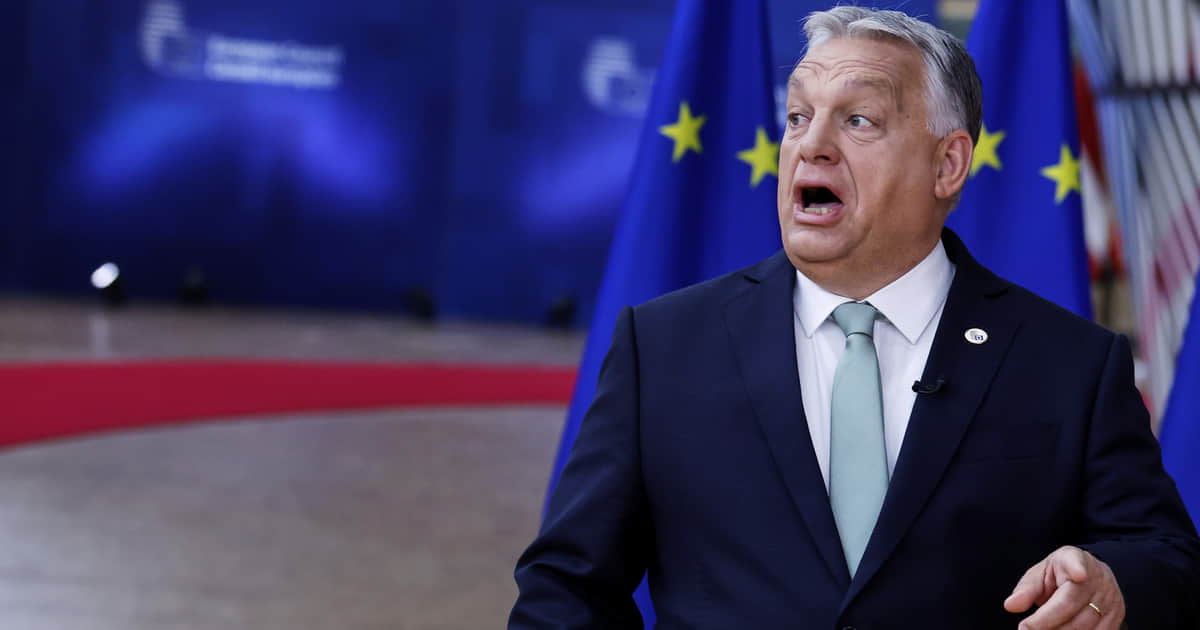 Підпутінський орбан назвав голосування за заборону повернення росактивів кремлю "брюссельською диктатурою"