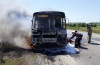 У Горонді на Мукачівщині згорів автобус ПАЗ