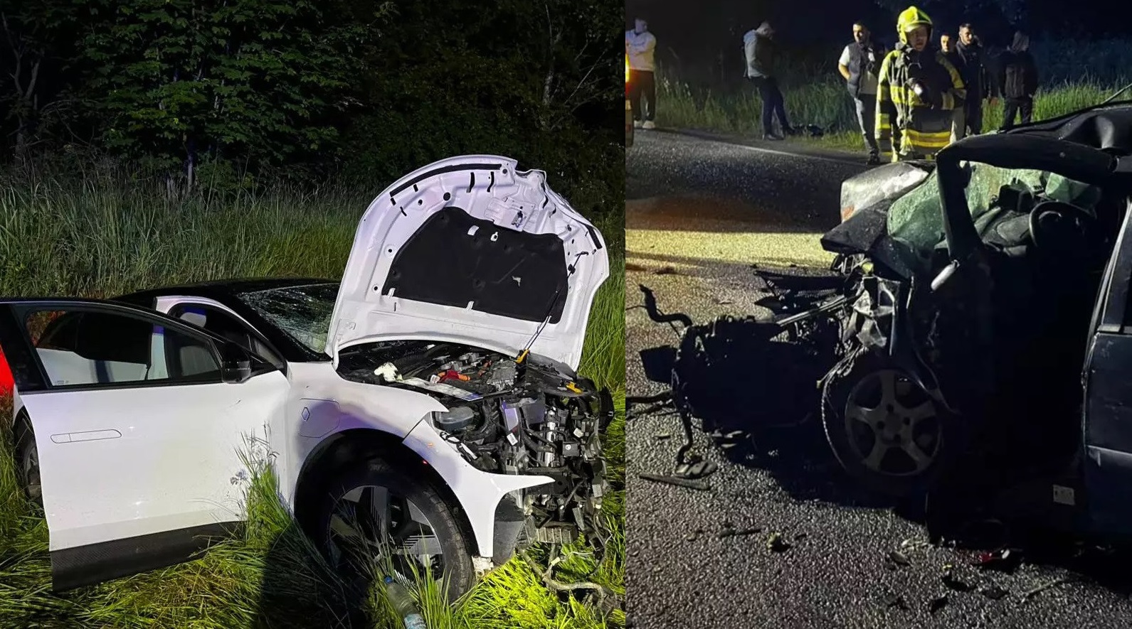 За наслідком зіткнення Ford і Renault біля Залужжя, в якому постраждало 4 людей, довелося деблоковувати обох водіїв (ФОТО)