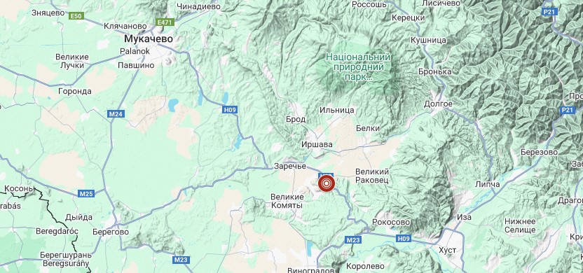 На Закарпатті зафіксували землетрус (ФОТО)