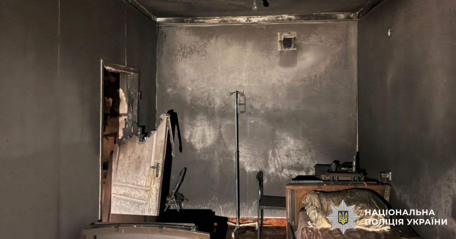 В Ужгороді поліція розслідує пожежу в міській лікарні, де загинув пацієнт (ФОТО)