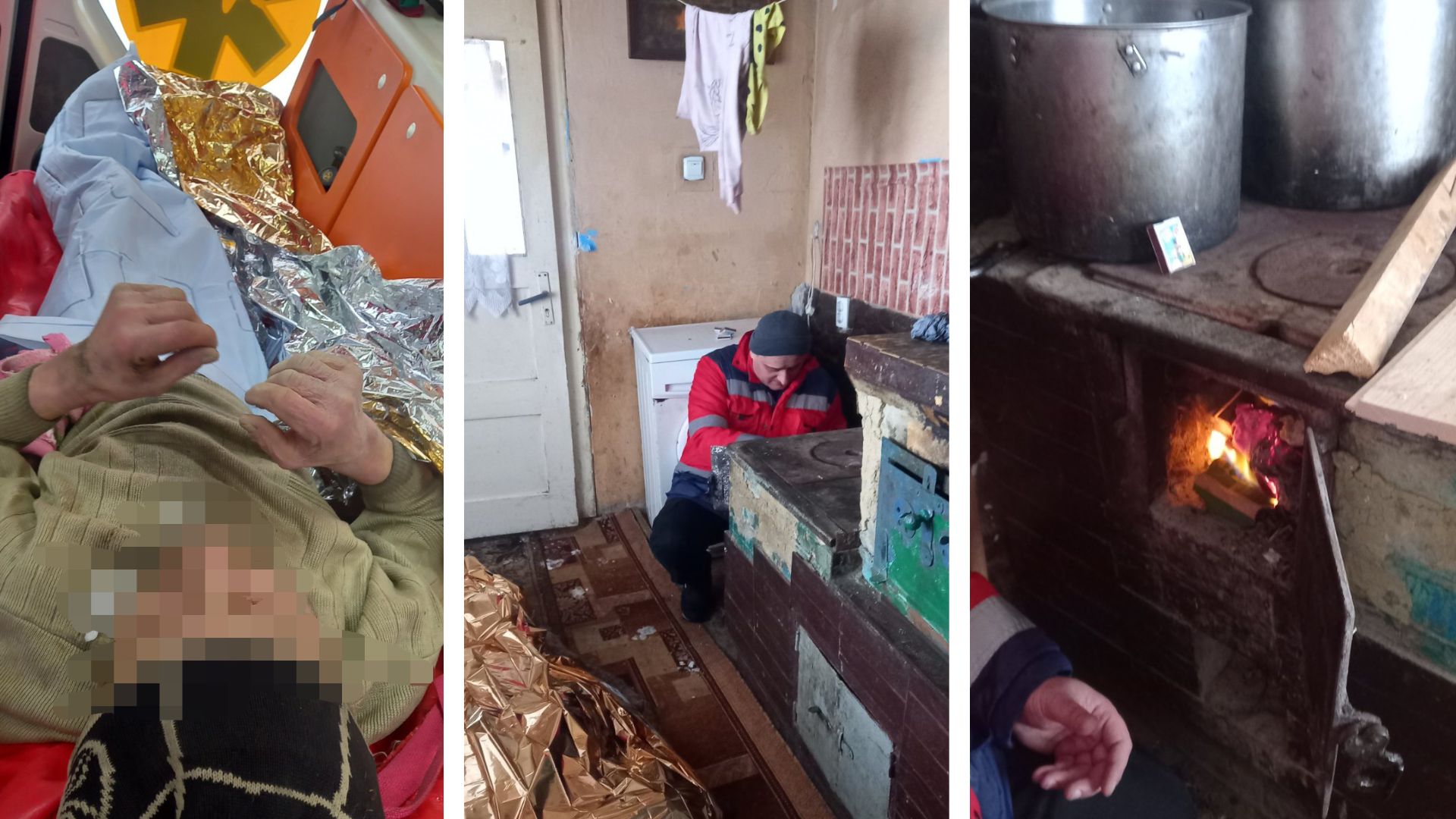 На Рахівщині медики врятували чоловіка, який замерзав у лісі (ФОТО)