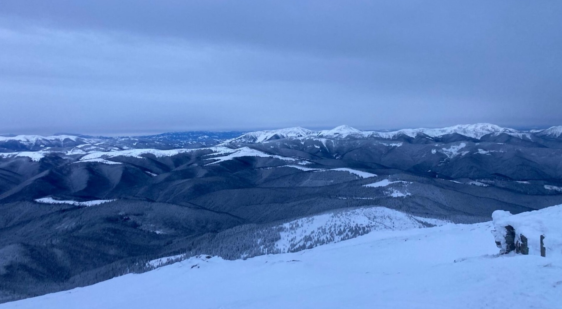 На Піп Івані Чорногірському морози до -14°С та сильний вітер (ФОТО)