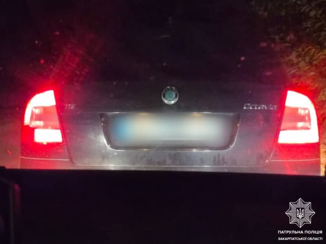 В Ужгороді зупинили водія Skoda з 1,69 проміле алкоголю в крові (ФОТО)