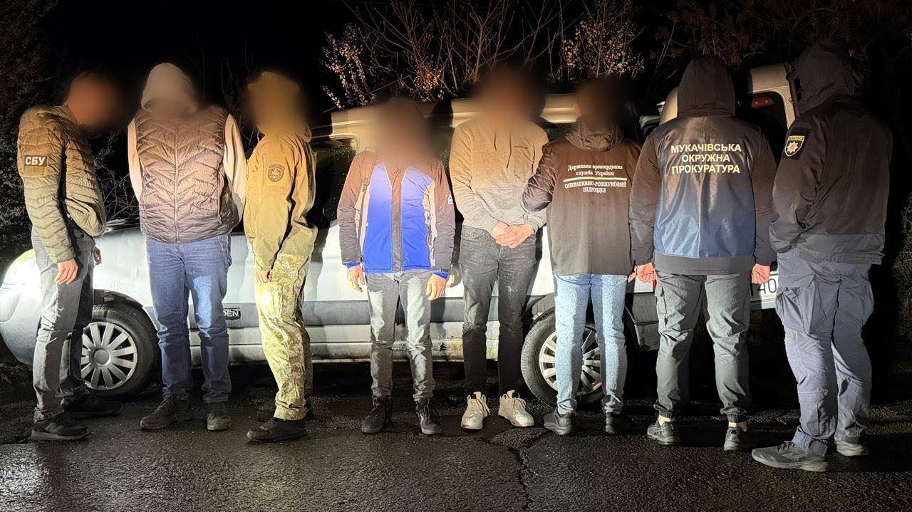 На Закарпатті викрили групу переправників (ФОТО)