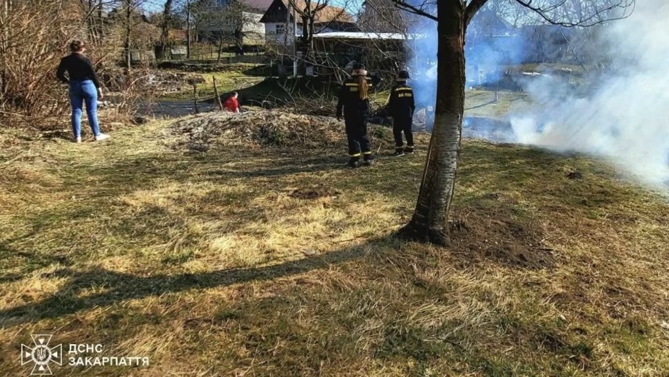 На Закарпатті під час рейду проти спалювання сухостою оштрафували ще чотирьох порушників (ФОТО)