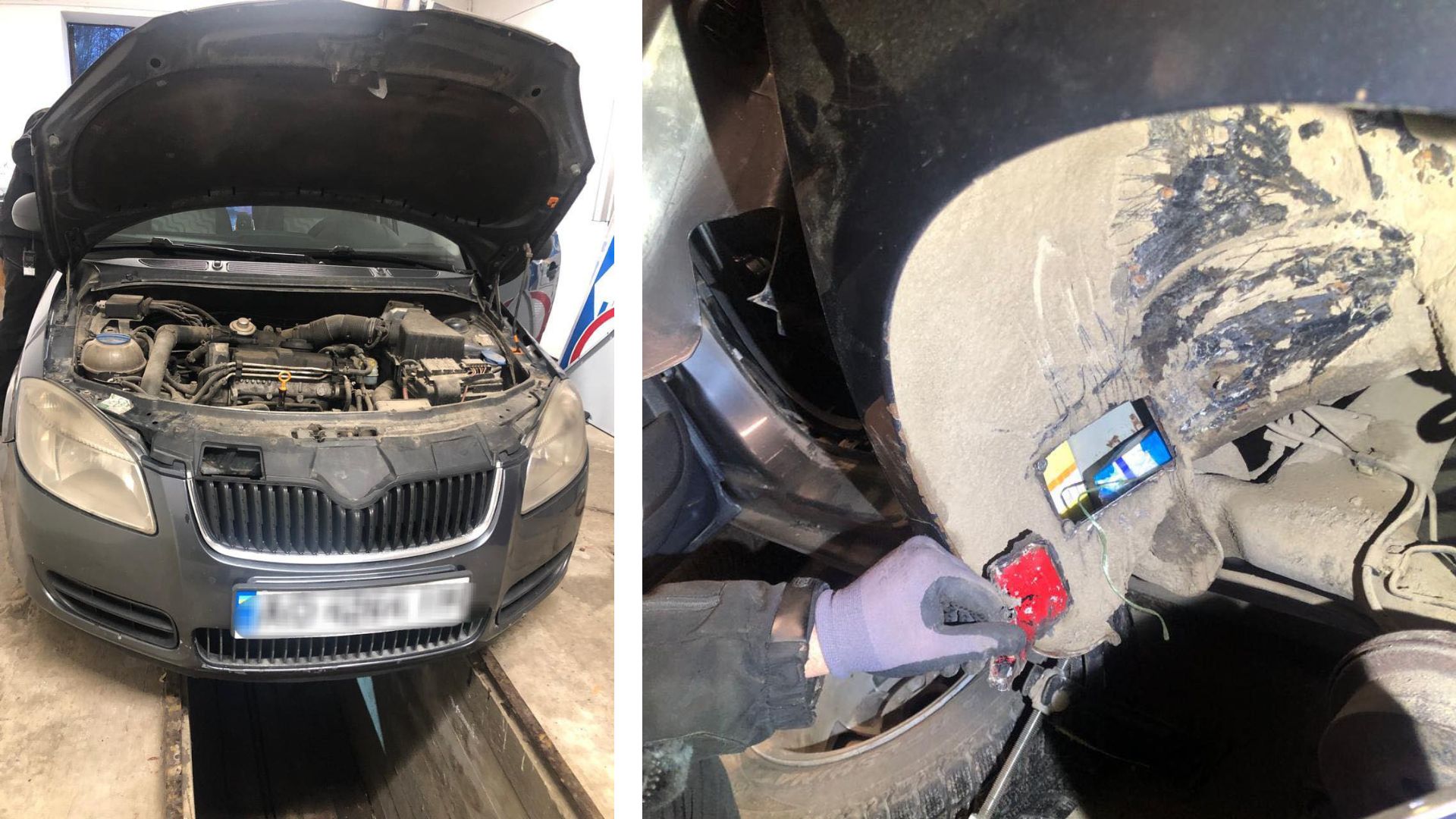 На кордоні зі Словаччиною викрили закарпатку з контрабандними сигаретами (ФОТО)