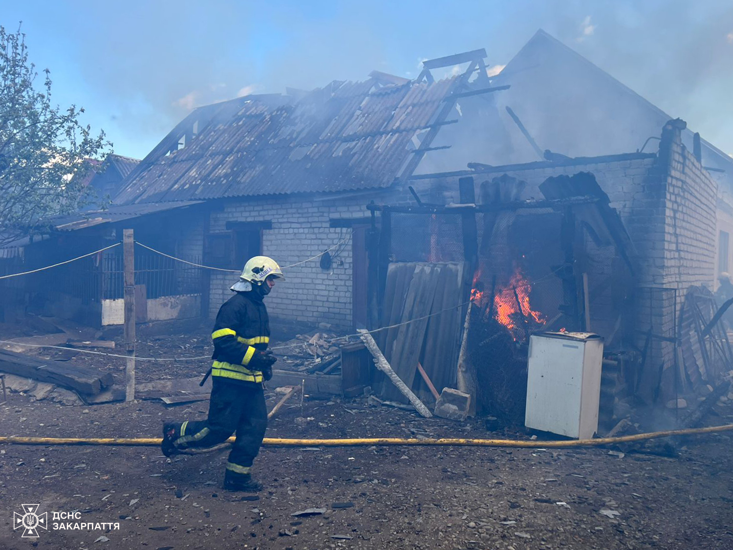 На Хустщині під час пожежі постраждав 75-річний чоловік (ФОТО)