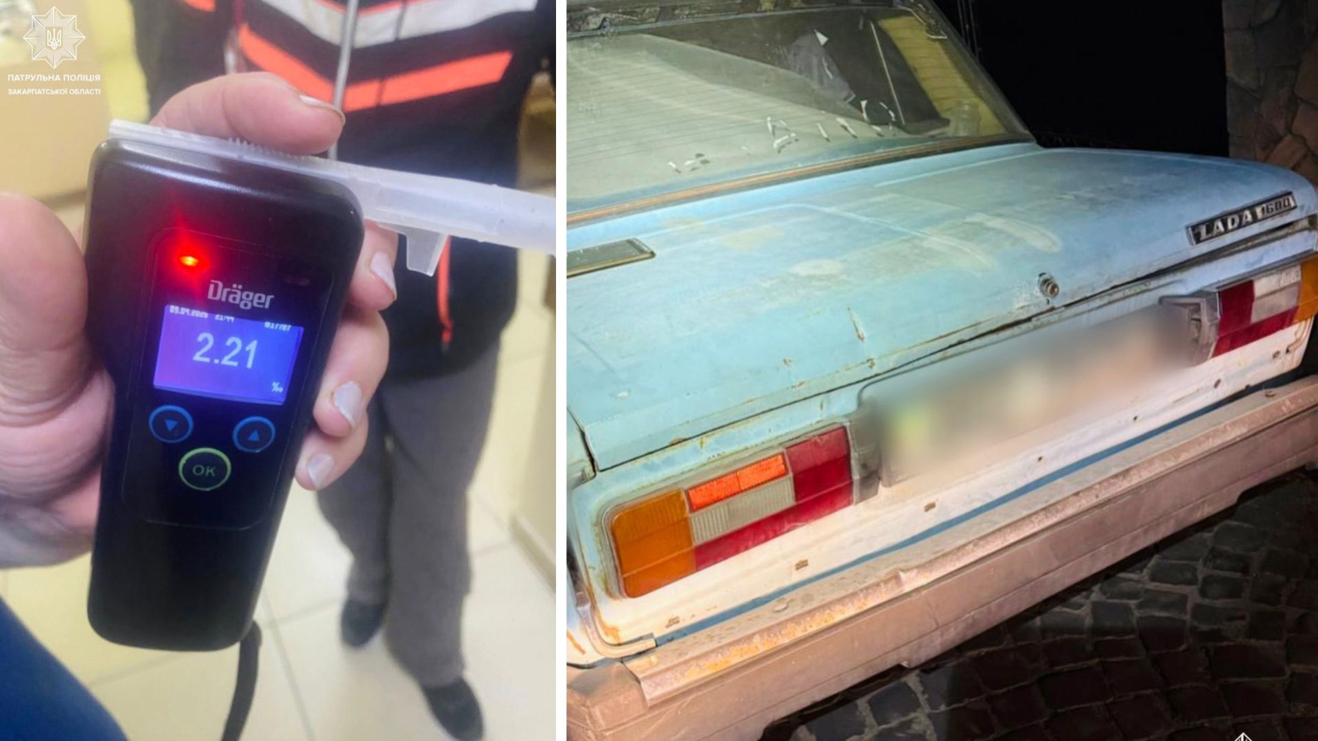 У Мукачеві притягнули до відповідальності нетверезу водійку (ФОТО)