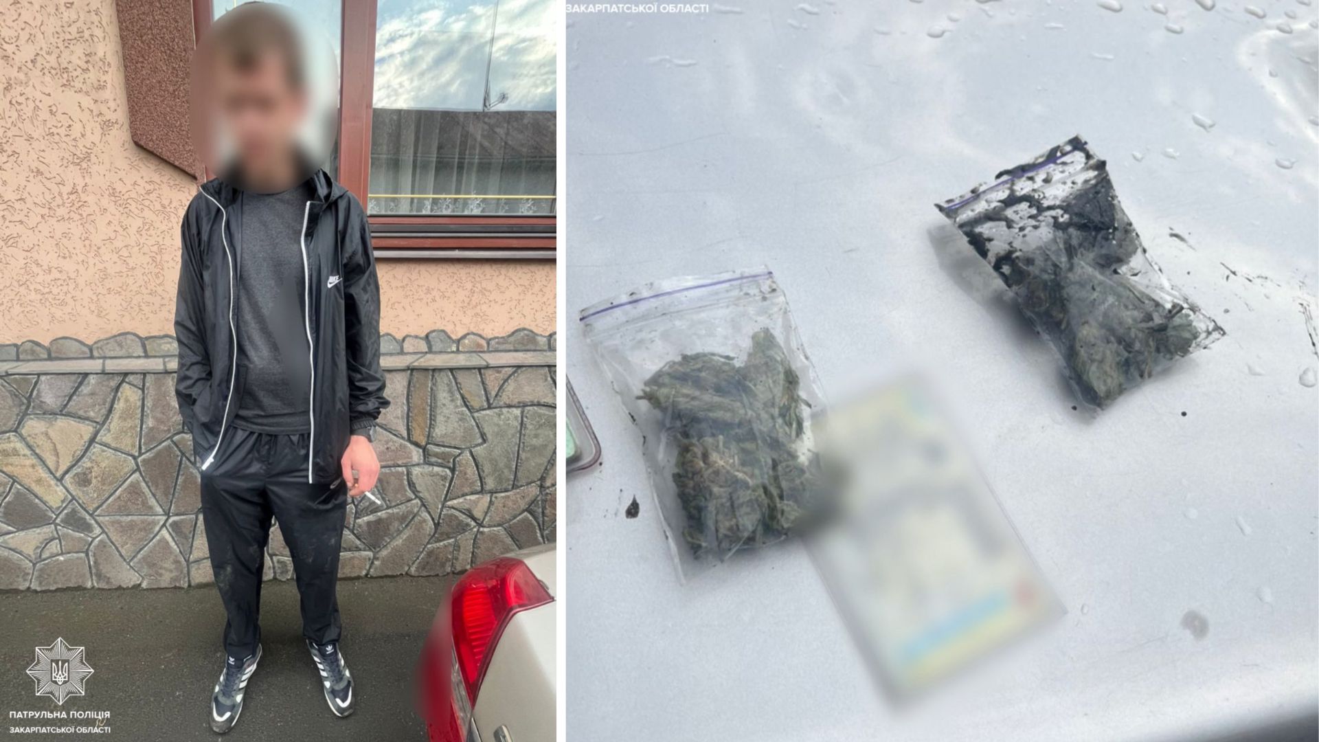 У Мукачеві патрульні виявили водія з ознаками наркотичного сп’яніння та забороненими речовинами (ФОТО)