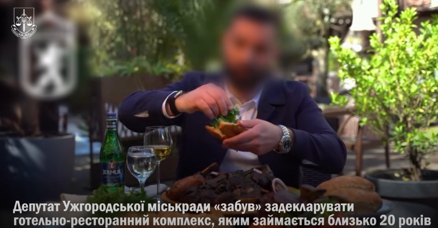На Закарпатті депутата Ужгородської міськради Арсена Мелкумяна підозрюють у приховуванні майна на 78 млн грн (ВІДЕО)