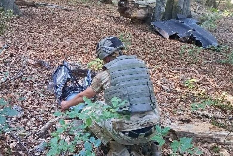 На Хустщині виявили бойову частину російської «Герані» (ФОТО)