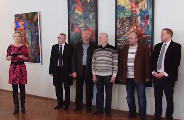 Мукачівцям представили роботи художника-авангардиста Ловранта Бокотея (ВІДЕО)