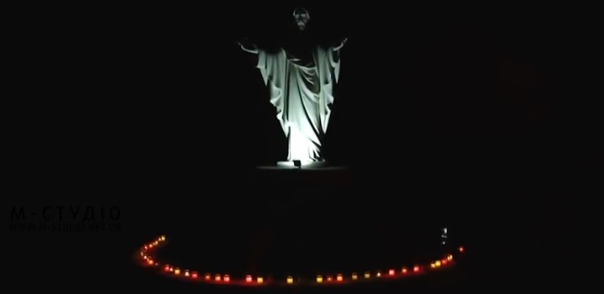 У Хусті з’явилася освячена відпочинкова зона з фігурою Спасителя (ВІДЕО)